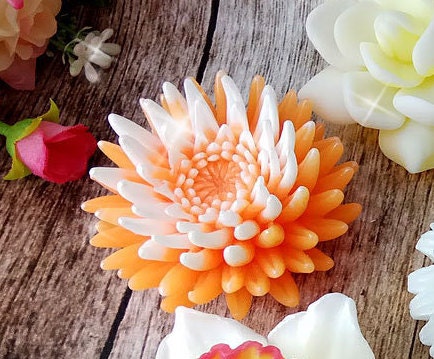 Chrysanthemum needle silicone mold for soap making