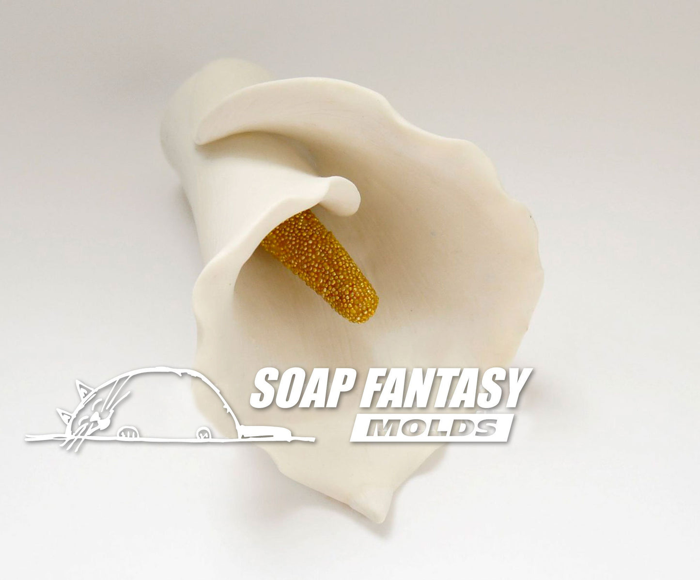 Calla lilies flower silicone mold (mould) for soap making and candle making