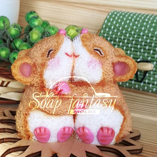 Mice in love Silicone Soap Mold - for soap making, Craft & Hobby