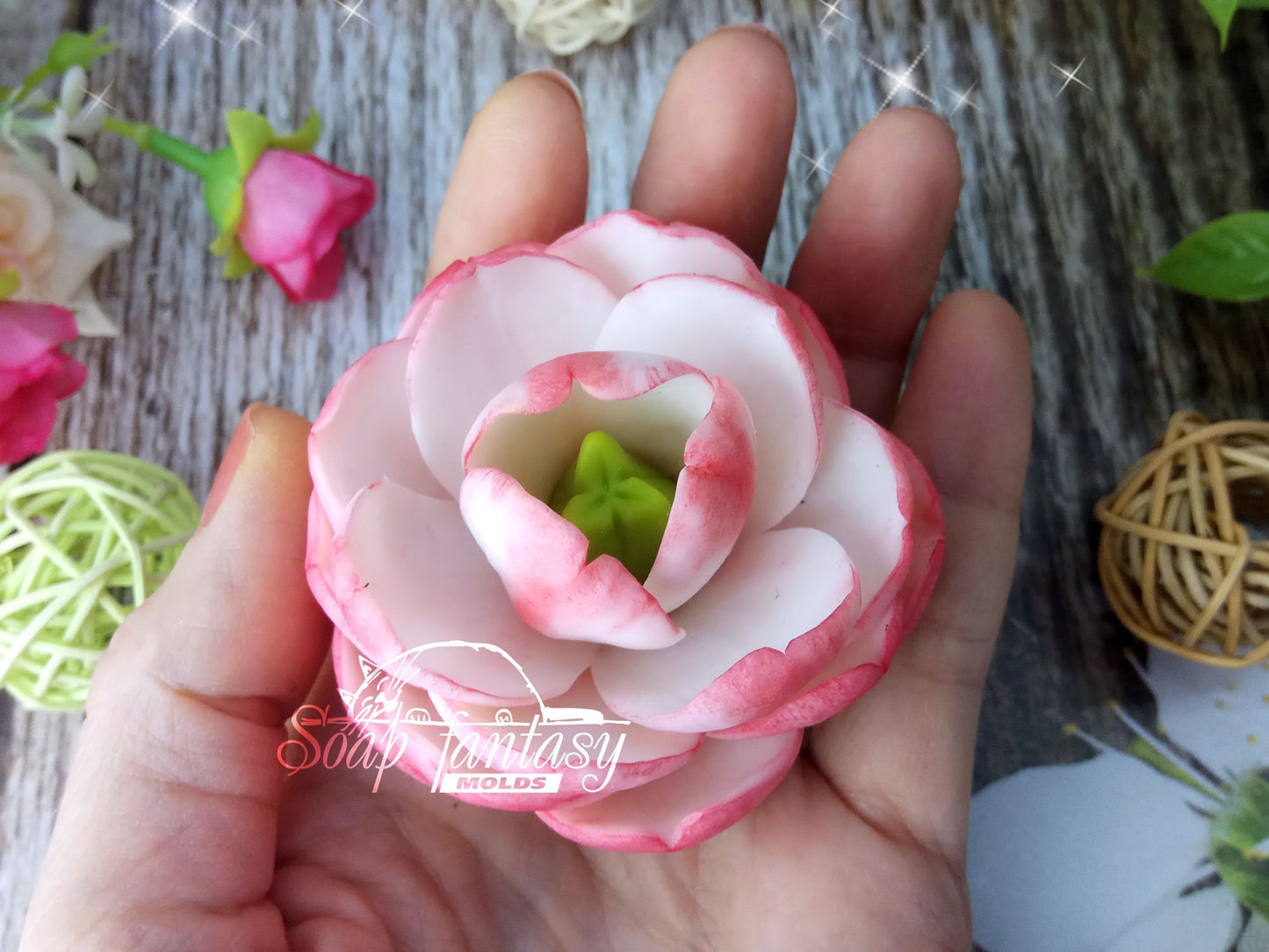 Tulip "Angelique" silicone mold for soap making
