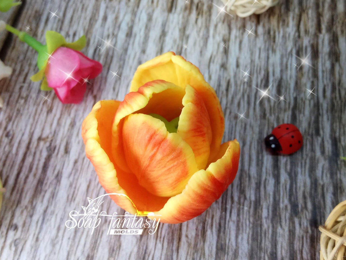 Tulip "Beauty" silicone mold for soap making