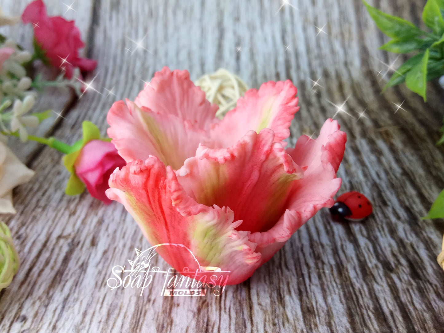 Terry tulip silicone mold for soap making