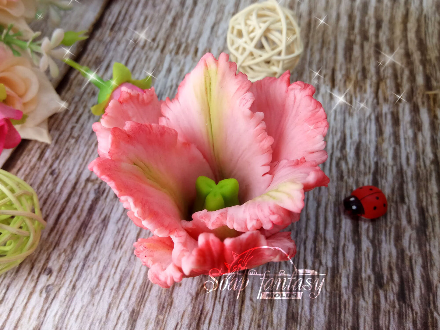 Terry tulip silicone mold for soap making