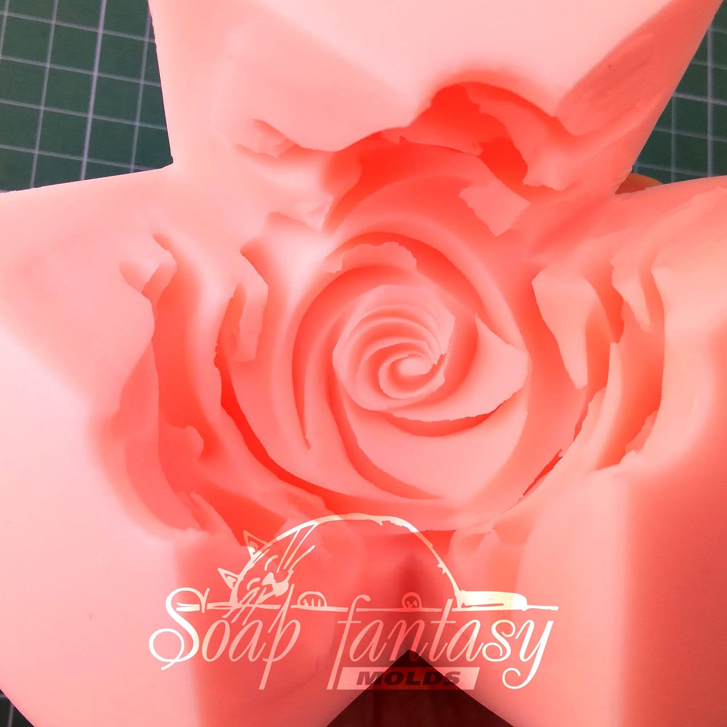 Sophie rose silicone mold for soap making