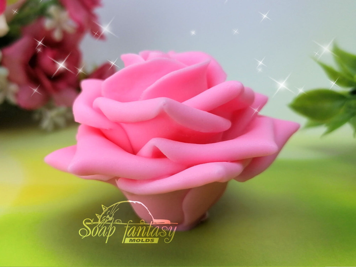 Sophie rose silicone mold for soap making