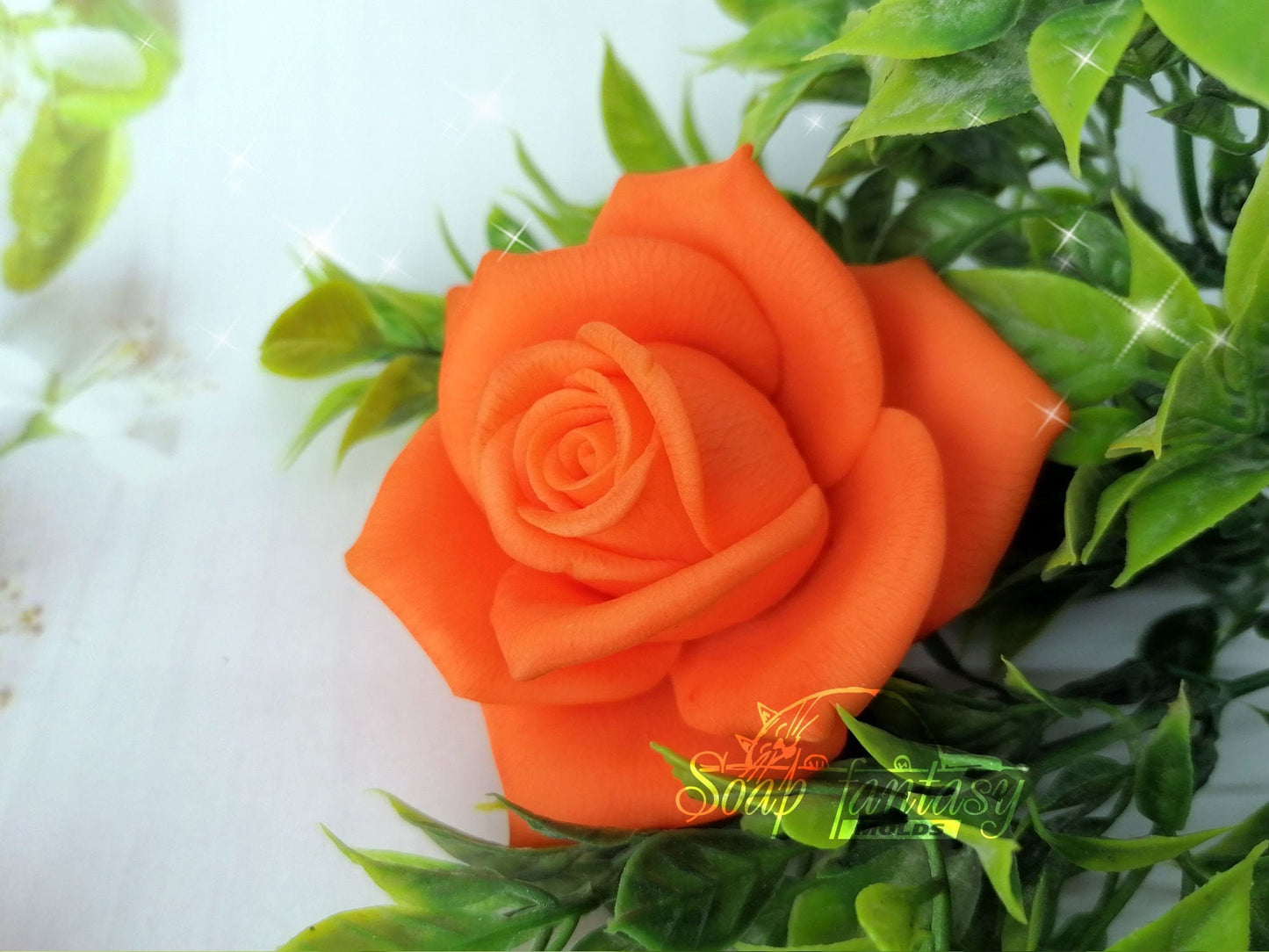 Rose "Orange juice" silicone mold for soap making