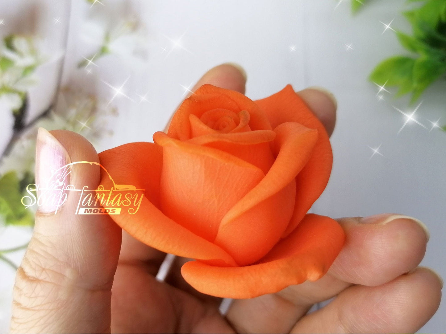 Rosebud "Orange juice" silicone mold for soap making