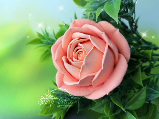 Rose "Annette" Silicone Soap Mold - for soap making, Craft & Hobby