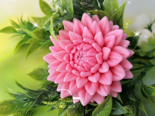 Chrysanthemum "Elissa" Silicone Soap Mold - for soap making, Craft & Hobby