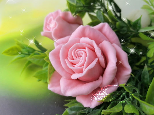 Rose "Alice" Silicone Soap Mold - for soap making, Craft & Hobby