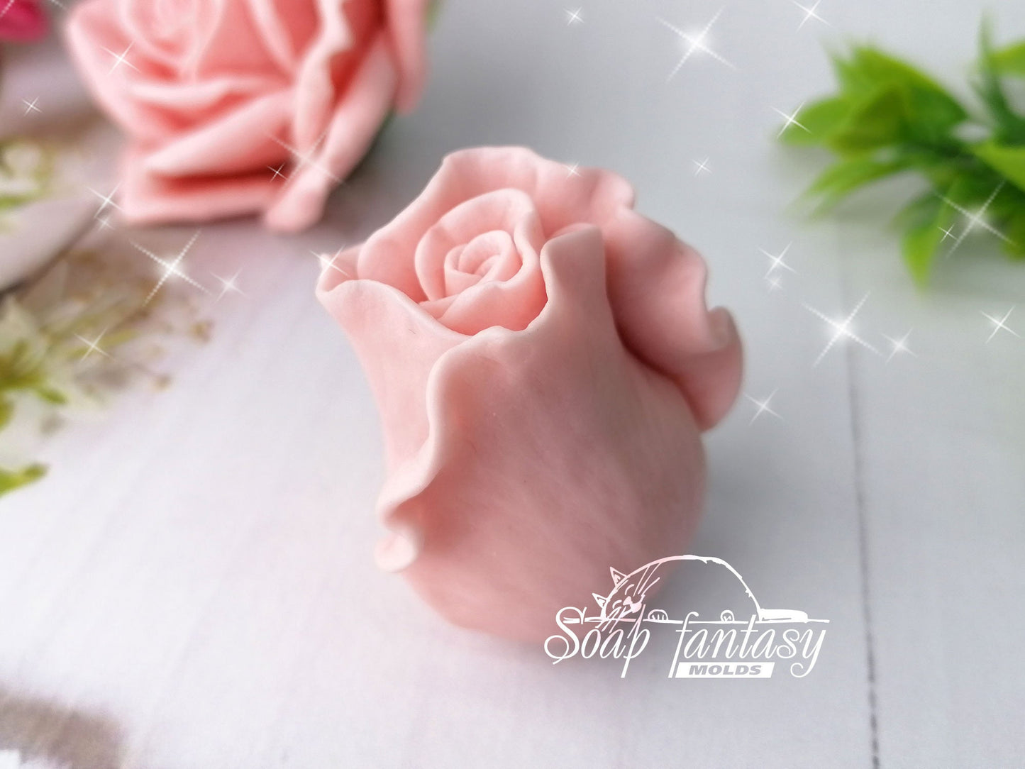 Rosebud "Alice" silicone mold for soap making