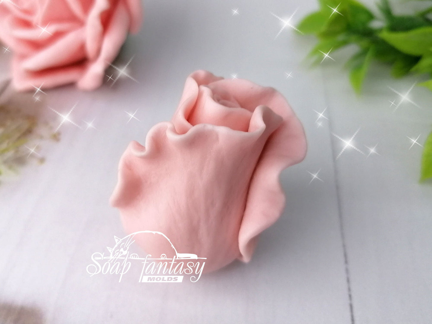 Rosebud "Alice" silicone mold for soap making