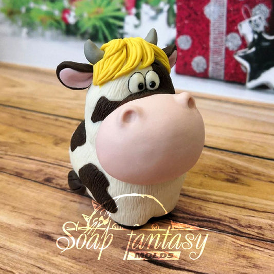 Funny bull Silicone Soap Mold - for soap making, Craft & Hobby