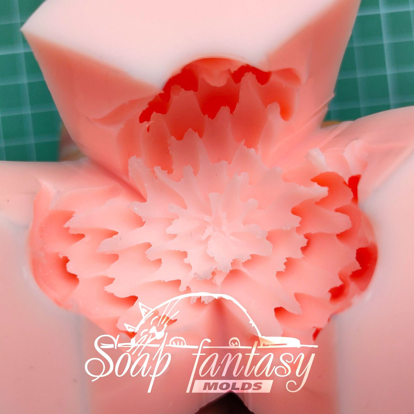 Chrysanthemum needle bud silicone mold for soap making
