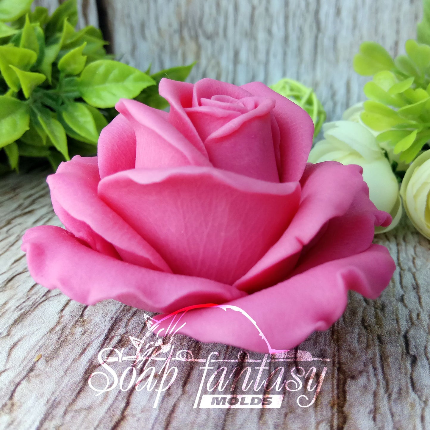 Rose "Flamingo" Silicone Soap Mold - for soap making, Craft & Hobby