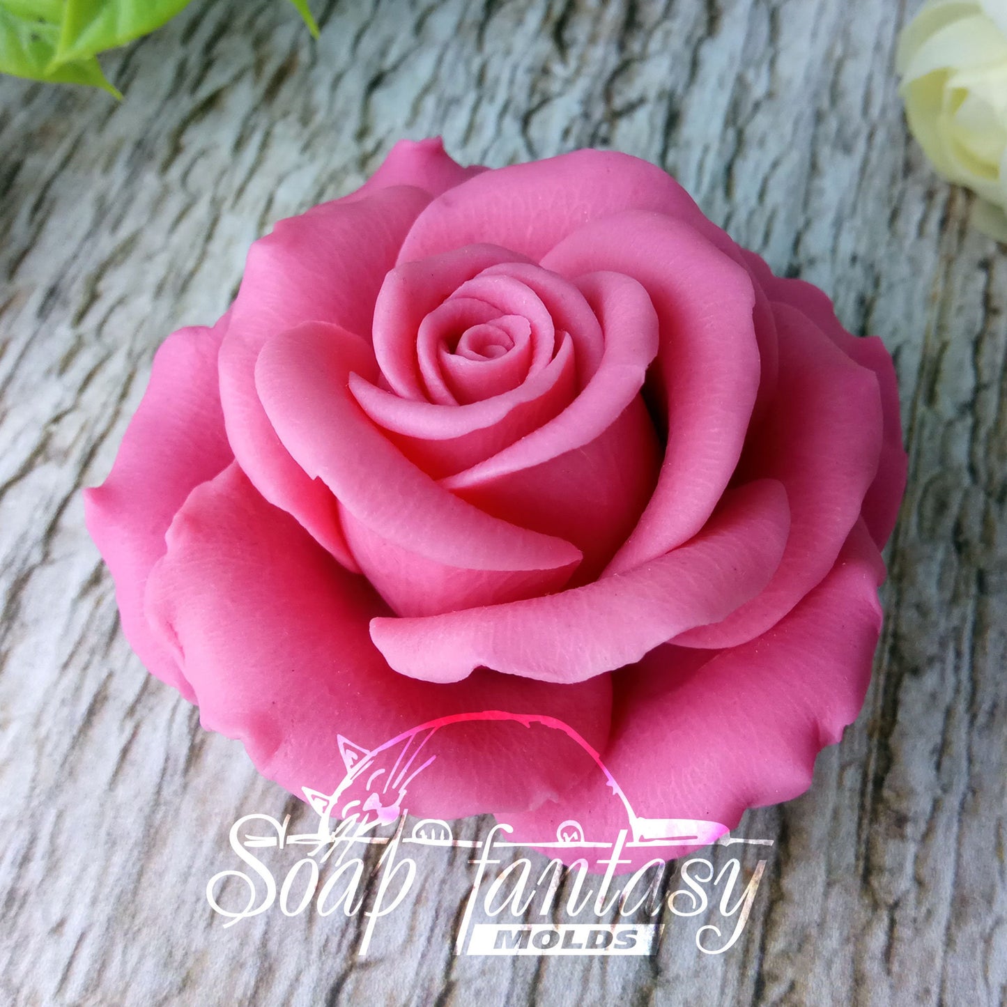 Rose "Flamingo" Silicone Soap Mold - for soap making, Craft & Hobby