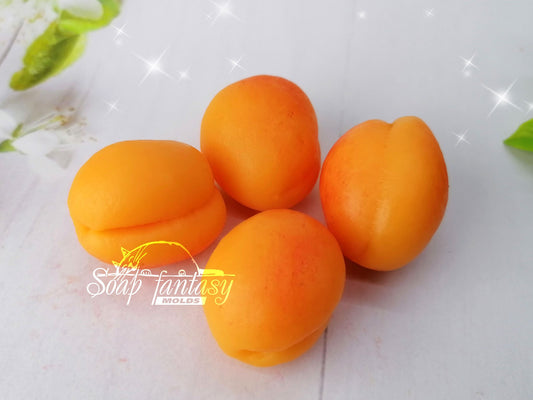 Mini apricots Silicone Soap Mold - for soap making, Craft & Hobby