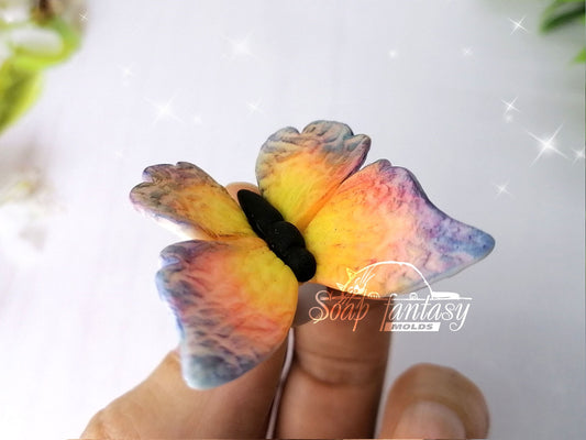 Butterfly bouquet inserts silicone mold (mould) for soap making and candle making