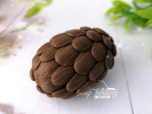 Larch cone Silicone Soap Mold -  for soap making, Craft & Hobby