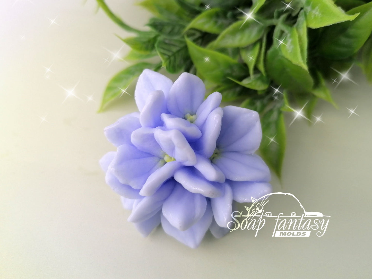 Hydrangea flower (mini) silicone mold for soap making