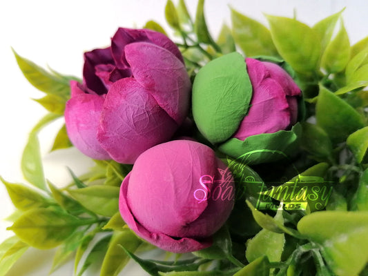 Luxurious peony buds Silicone Soap Mold - for soap making, Craft & Hobby