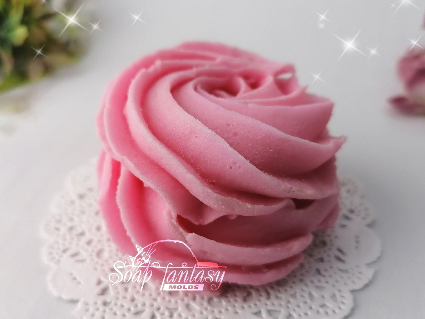 Spiral marshmallow silicone mold for soap making