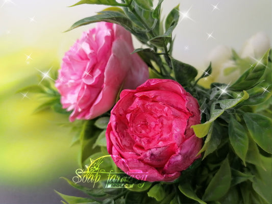 Peony "Evening Dream" bud Silicone Soap Mold - for soap making, Craft & Hobby