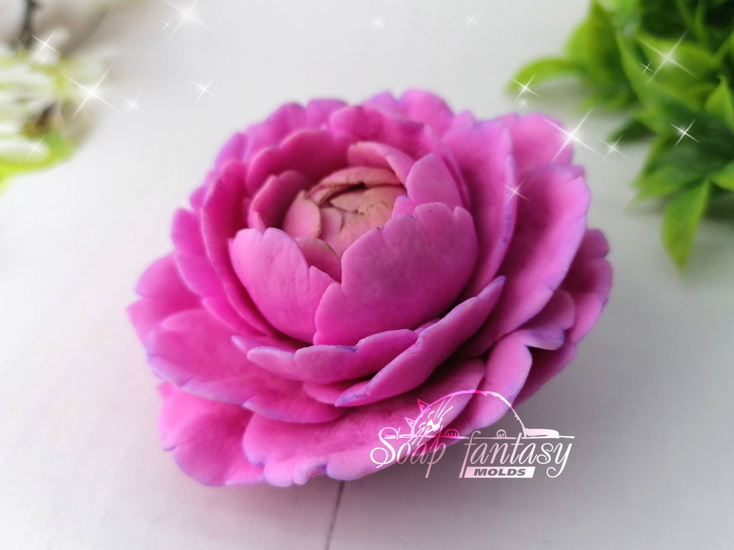 Peony "Sweet Harmony" Silicone Soap Mold - for soap making, Craft & Hobby