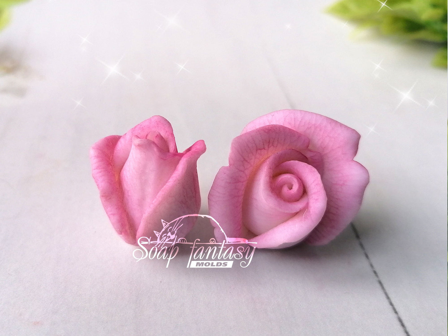 Miniature roses "Tiny sparkle" Silicone Soap Mold - for soap making, Craft & Hobby