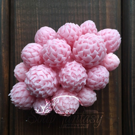 Brunia albiflora plants silicone mold (mould) for soap making and candle making
