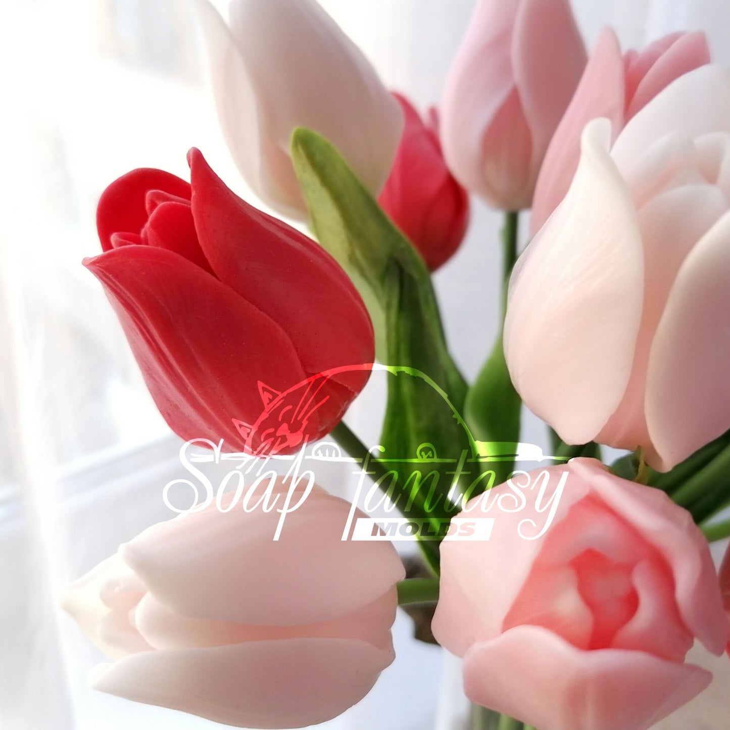 Tulip "Montreal" silicone mold for soap making