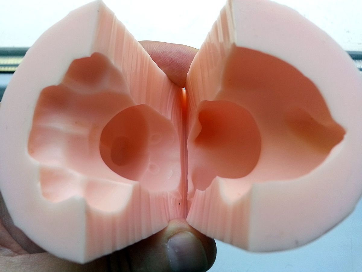 Funny dog silicone mold for soap making