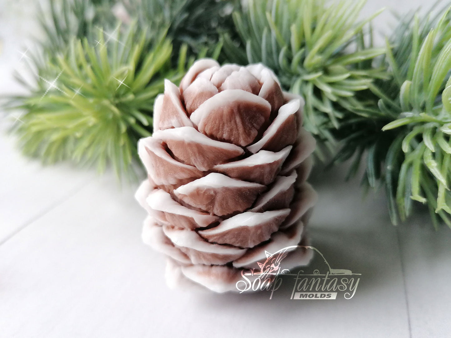 Luxurious сedar cone Silicone Soap Mold - for soap making, Craft & Hobby