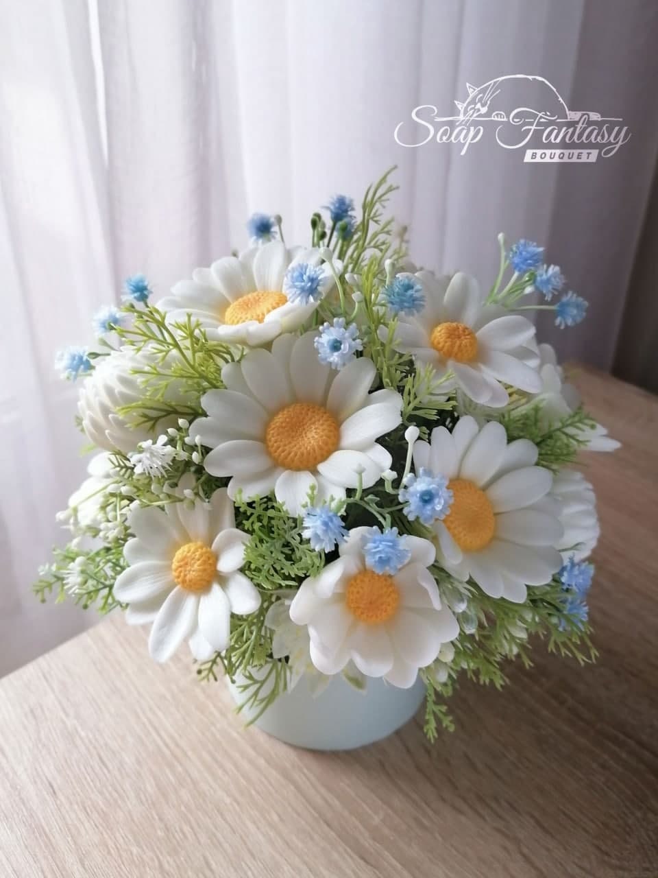 Happy daisy silicone mold (mould) for soap making and candle making