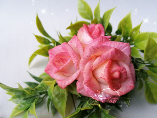 Rose triplet Silicone Soap Mold - for soap making, Craft & Hobby