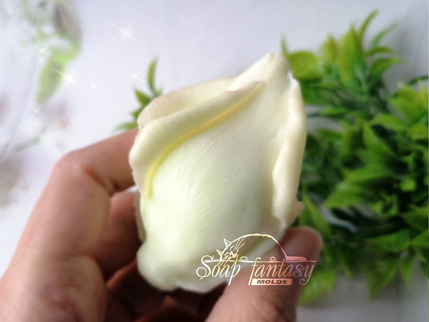 Rose bud "Grace" silicone mold for soap making