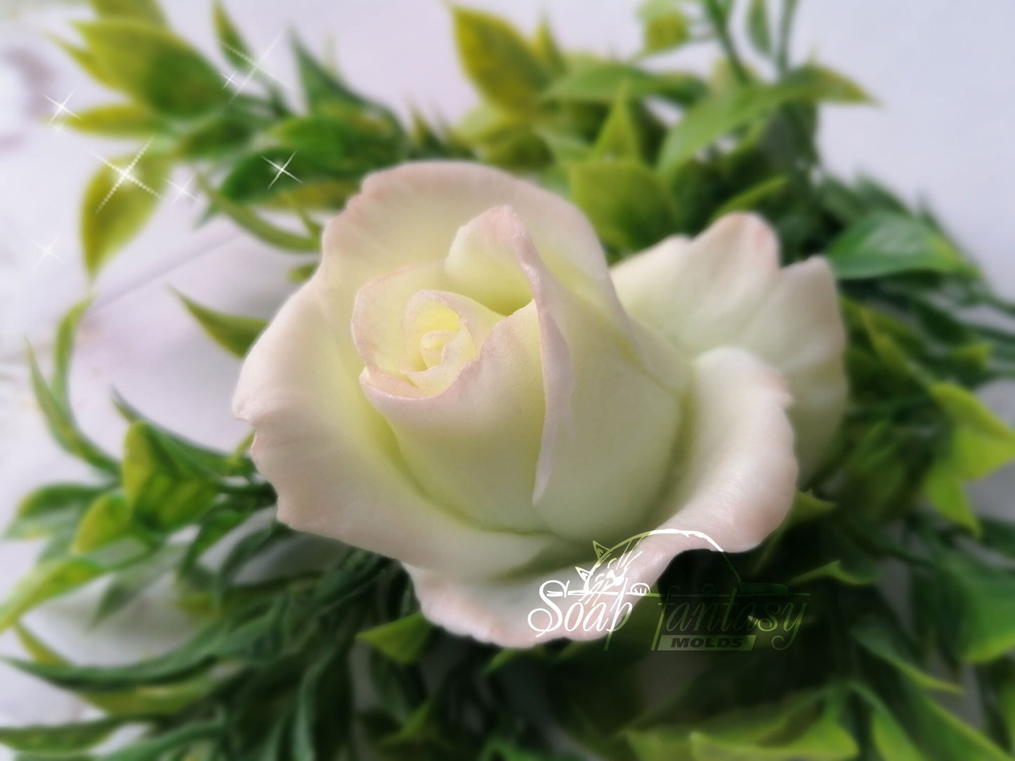 Rose "Glory" silicone soap mold - for soap making (Made of high quality silicone)