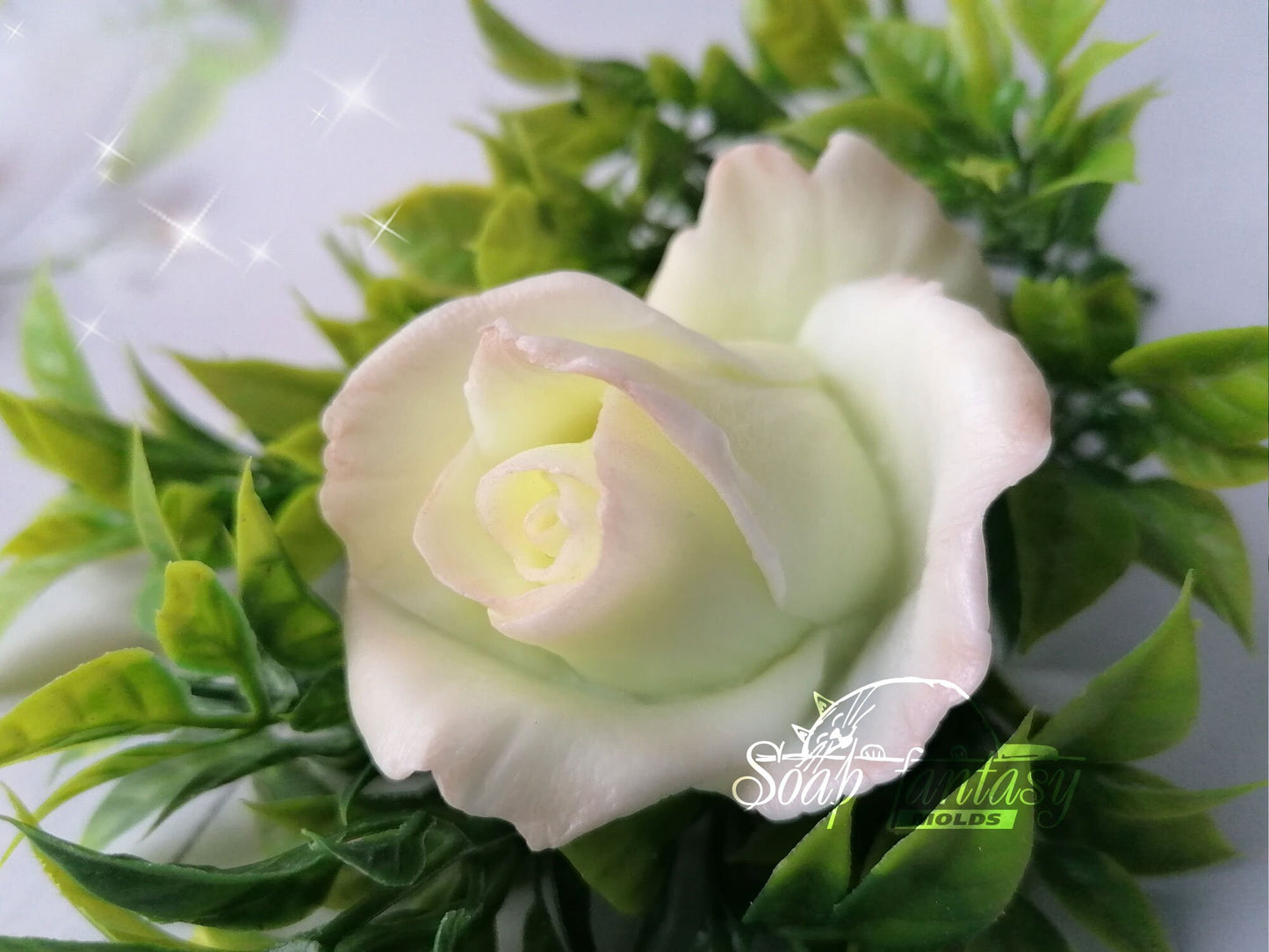 Rose "Glory" silicone soap mold - for soap making (Made of high quality silicone)