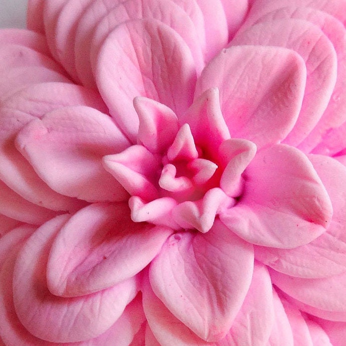 Camellia King flower silicone mold (mould) for soap making and candle making