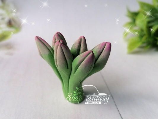Freesia White buds Silicone Soap Mold - for soap making, Craft & Hobby