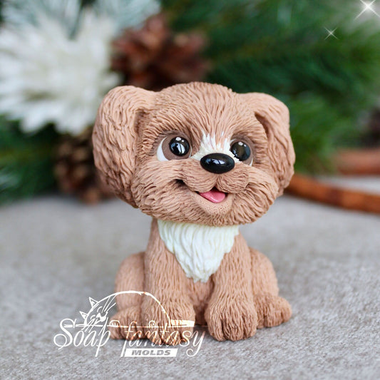 Tim puppy Silicone Soap Mold - for soap making, Craft & Hobby