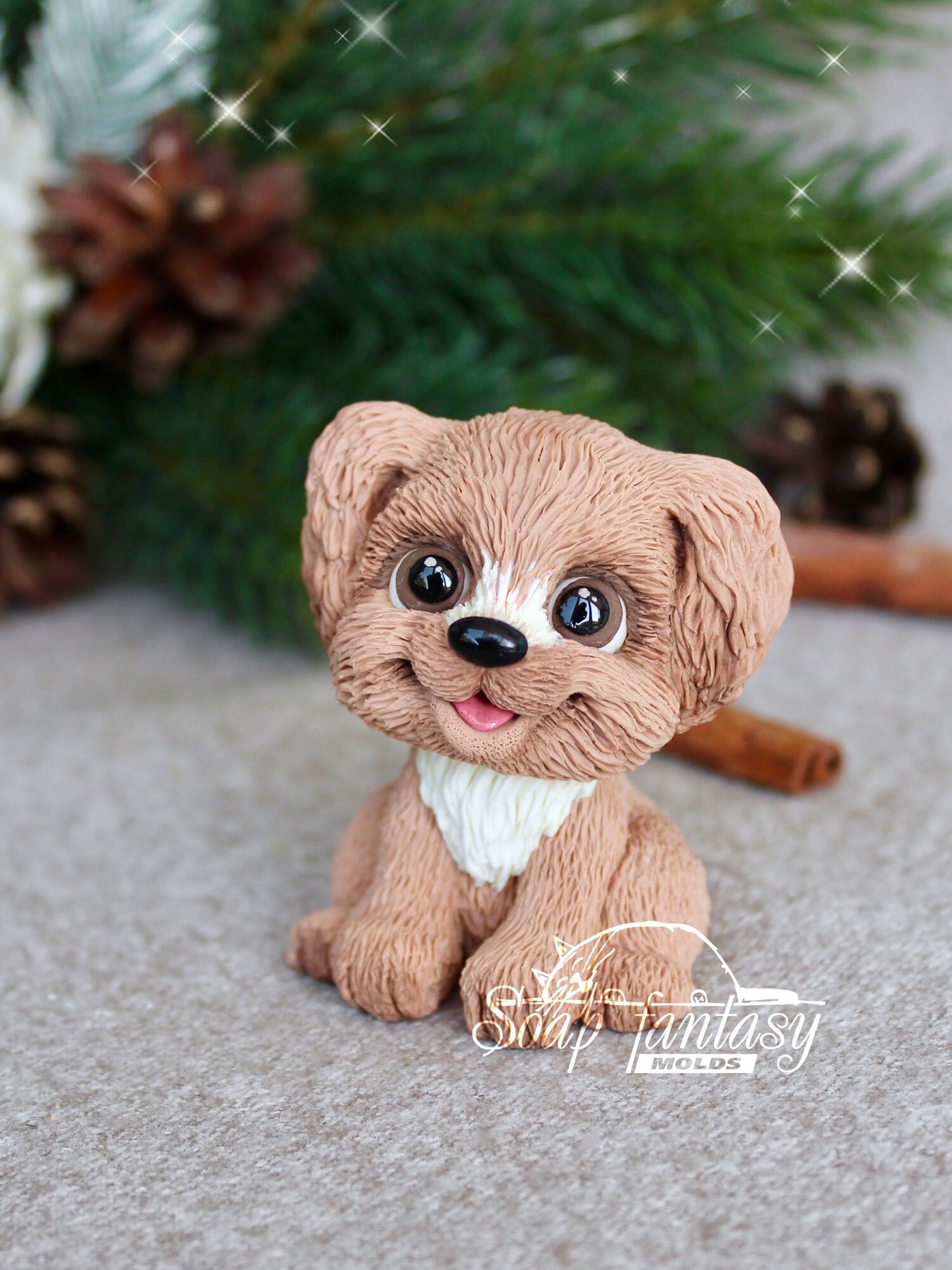 Tim puppy silicone mold for soap making