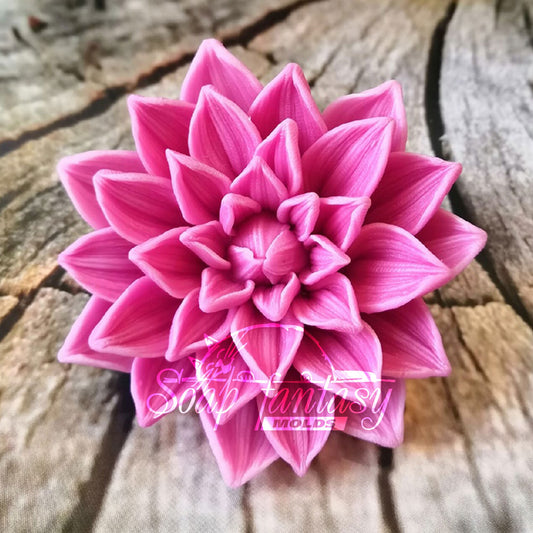 Aster flower silicone mold (mould) for soap making and candle making