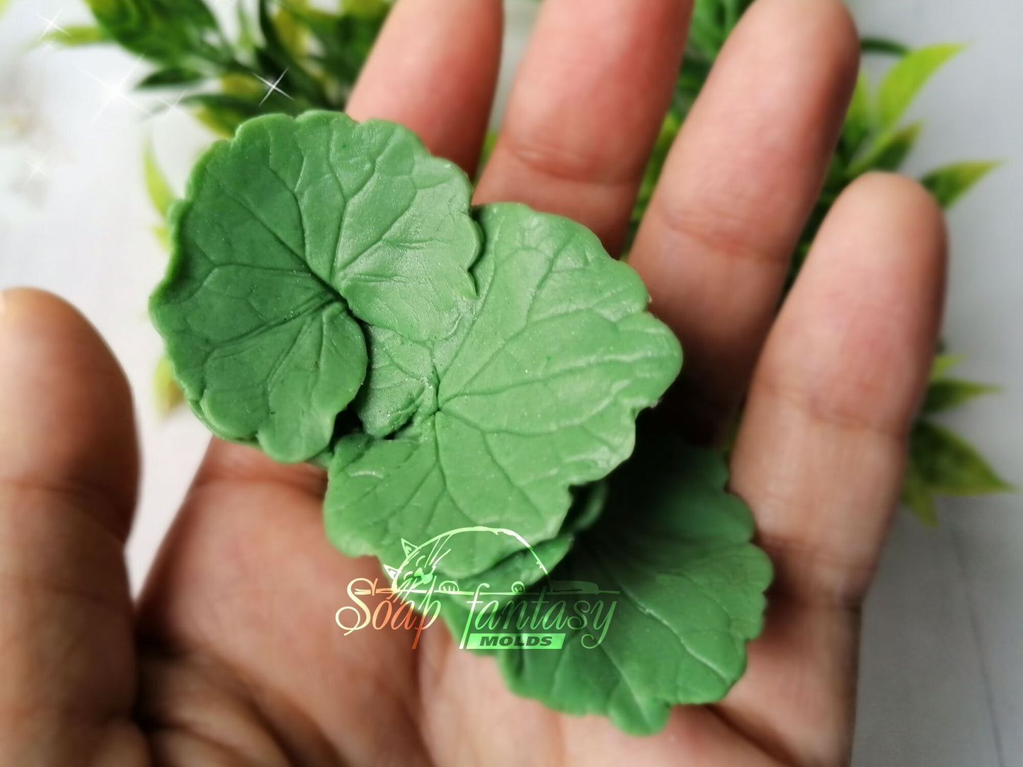 Leafs (bouquet inserts) silicone mold for soap making