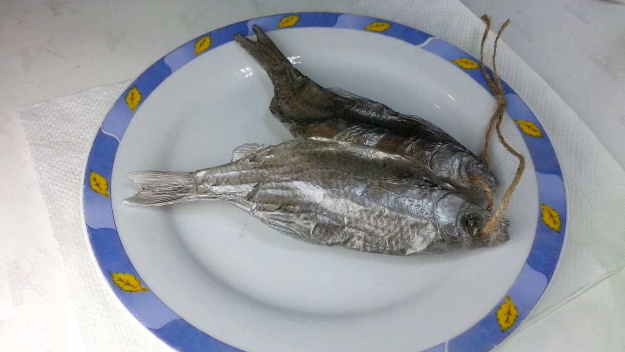 Vobla dried fish for beer silicone mold for soap making