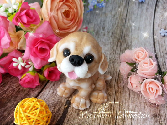 Labrador puppy #1 Silicone Soap Mold - for soap making, Craft & Hobby