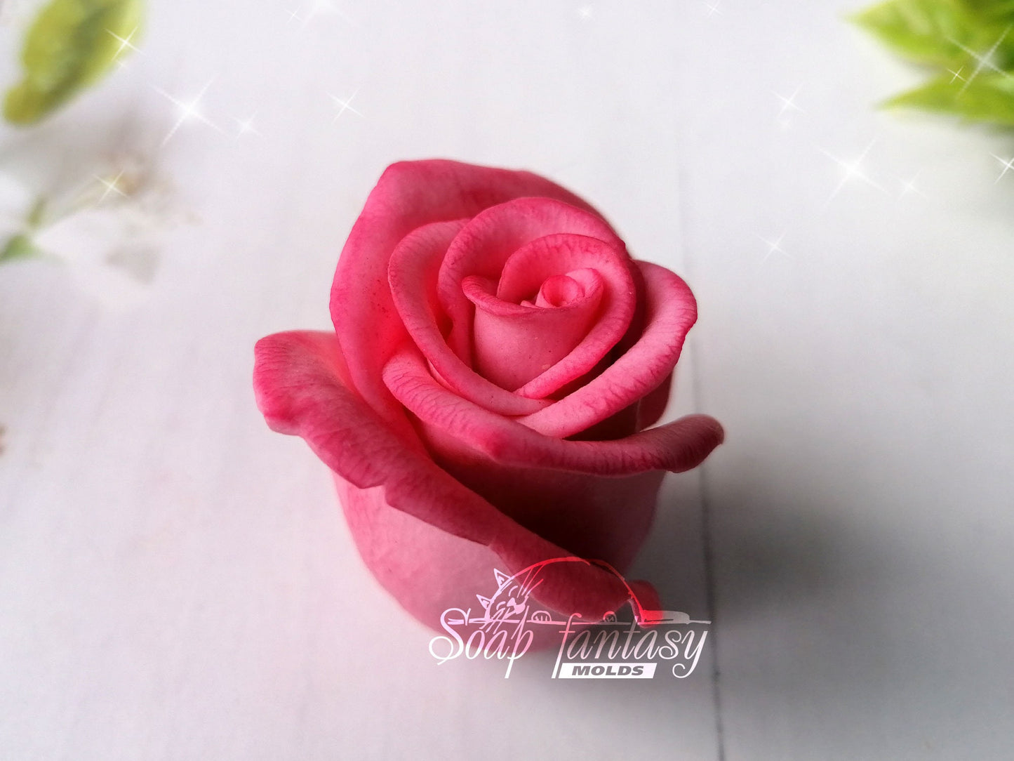 Rose "Julie" silicone soap mold - for soap making (Made of high quality silicone)