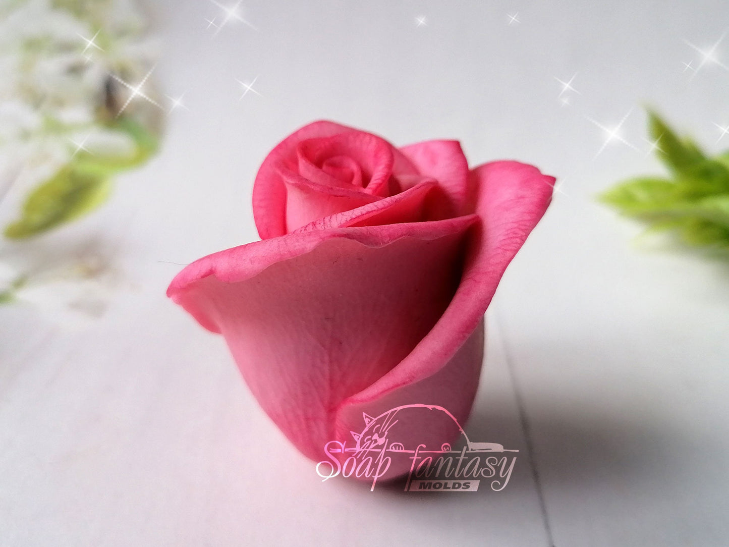 Rose "Julie" silicone soap mold - for soap making (Made of high quality silicone)