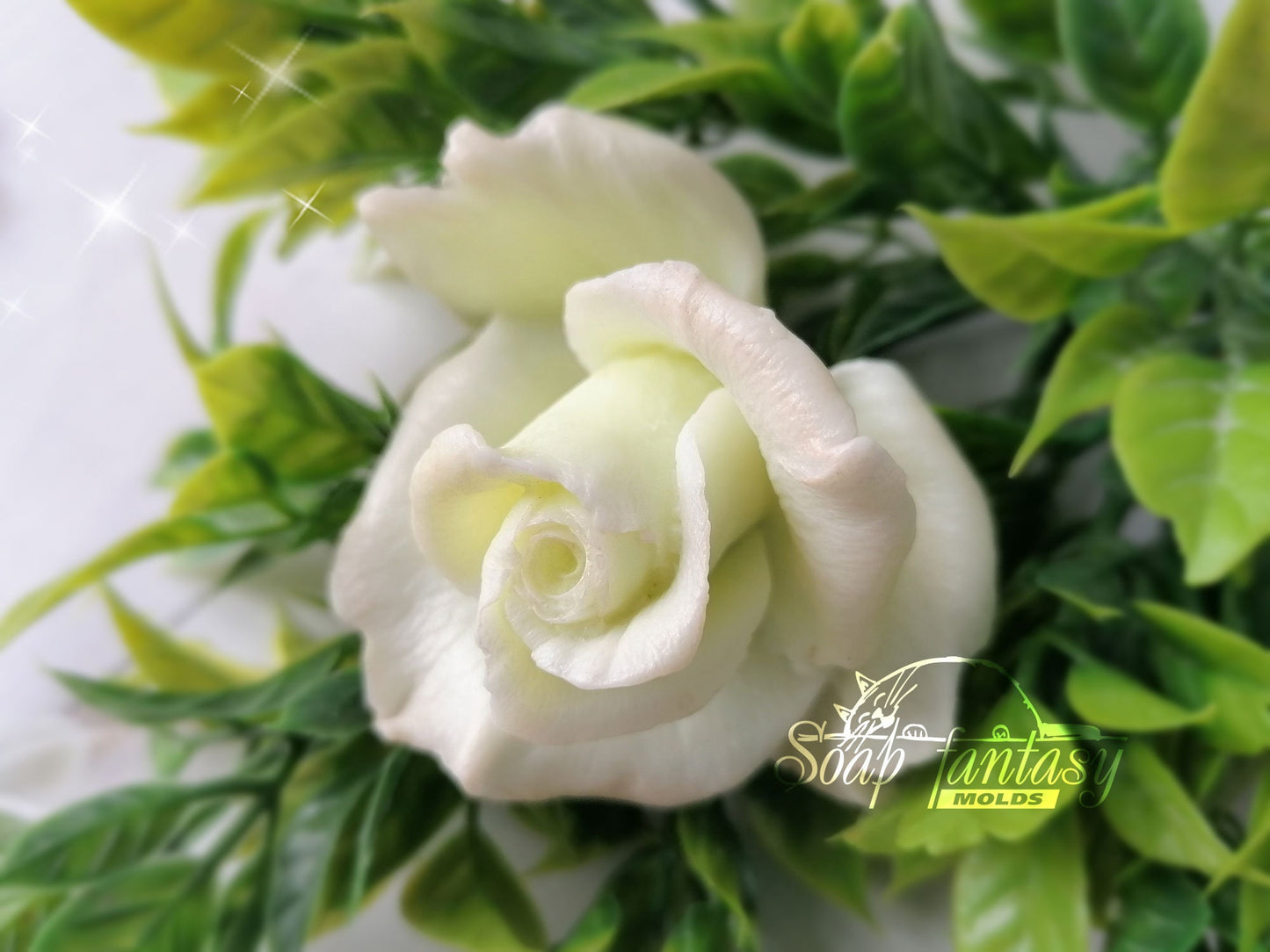 Rose "Delicate" silicone mold for soap making
