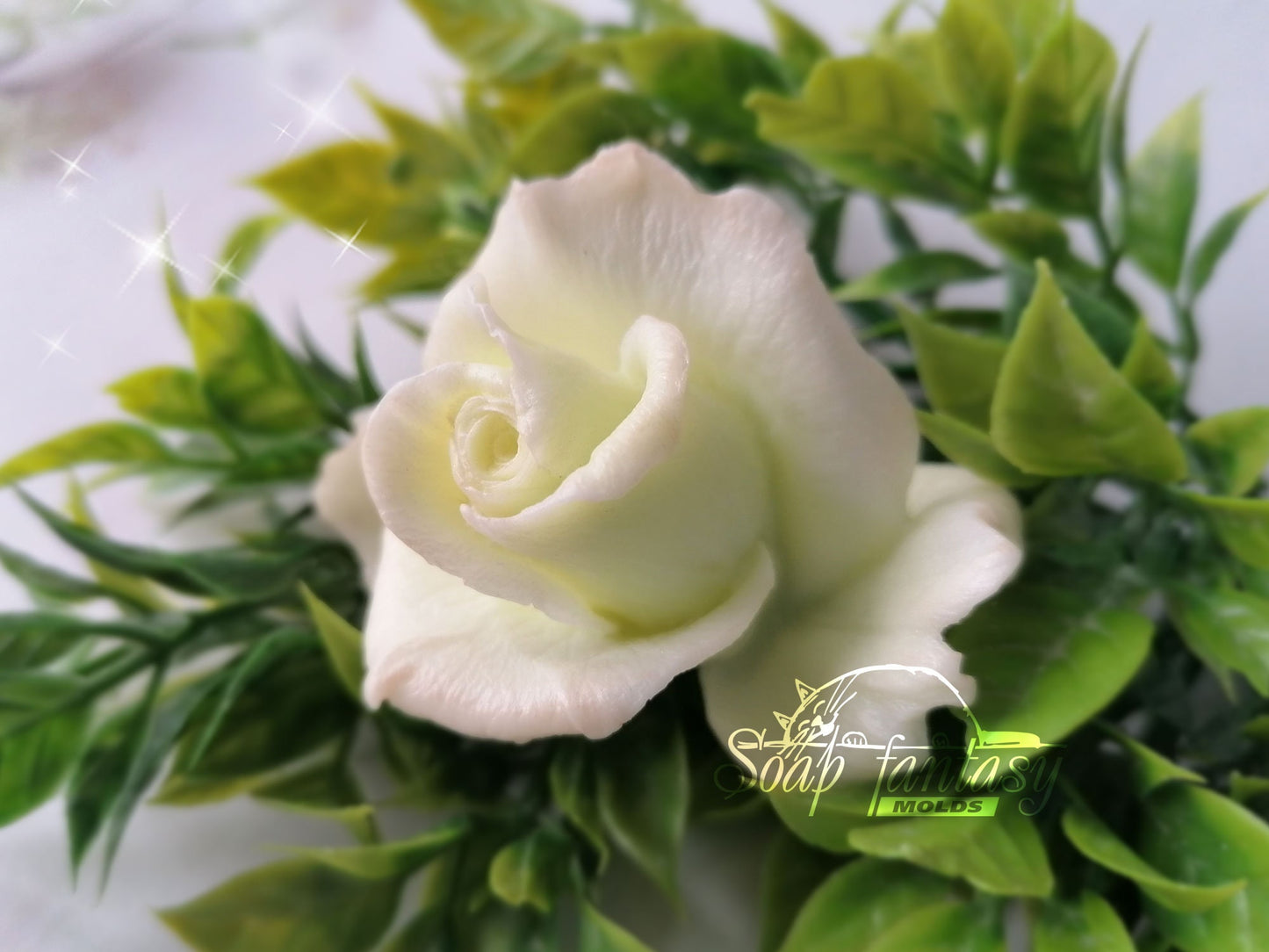 Rose "Delicate" silicone mold for soap making